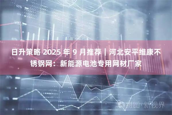 日升策略 2025 年 9 月推荐｜河北安平维康不锈钢网：新能源电池专用网材厂家