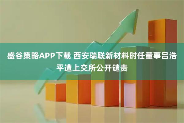 盛谷策略APP下载 西安瑞联新材料时任董事吕浩平遭上交所公开谴责